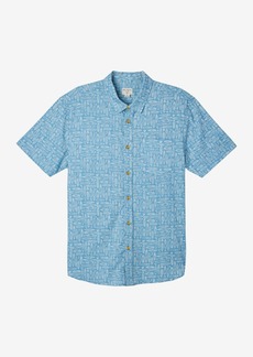 O'Neill Men's Surf Shapes Button-Up Shirt - Blue Shadow