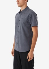O'Neill Men's Trvlr Upf T Standard Short Sleeve Woven Shirt - Black