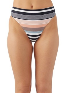 O'Neill Merhaba Stripe High Cut Bikini Bottoms