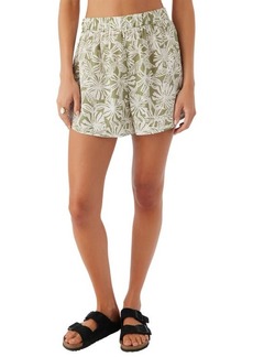 O'Neill Pam Floral Print Cotton Shorts