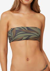 O'Neill Rania Frond Print Bandeau Bikini Top