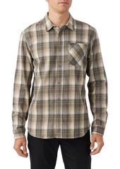 O'Neill Redmond Plaid Stretch Flannel Button-Up Shirt