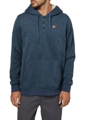 O'Neill Renzo High Pile Fleece Lined Hoodie in Cadet Blue at Nordstrom