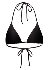 O'Neill Saltwater Solids Triangle Bikini Top in Black at Nordstrom
