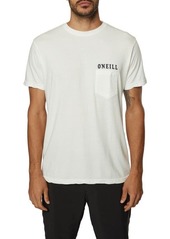 O'Neill Shaved Ice Pocket Cotton Graphic Tee in Off White at Nordstrom