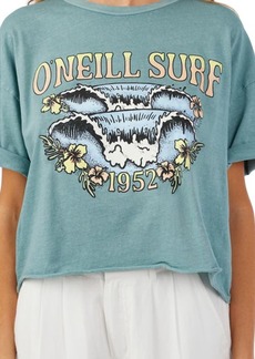 O'Neill Tropical Surf Crop Cotton Graphic T-Shirt
