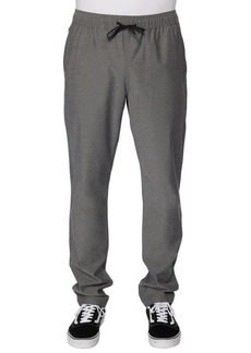 O'Neill Venture E-Waist Hybrid Water Resistant Pants in Heather Grey at Nordstrom