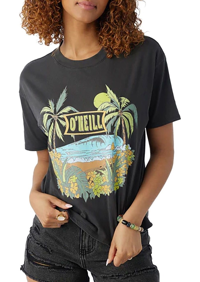 O'Neill Women's Coastliner T-Shirt, Medium, Black