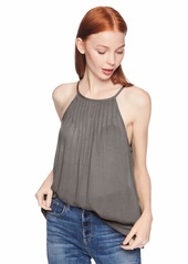 O'NEILL Women's Gabby Woven Halter Top with Pin Tuck Detail  XS