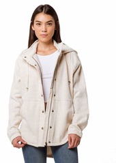 O'NEILL Women's Mink Fleece Jacket with Sherpa Hood  M