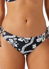 O'Neill Women's Quinn Tropical Jensen Bikini Bottoms - Black