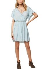 O'NEILL Women's Rocio Short Sleeve Dress with Hi Lo Hem  L