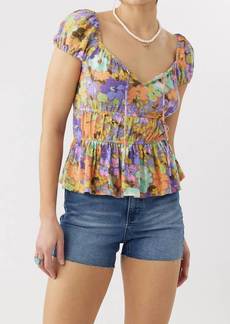 O'Neill Raja Top In Multi Floral
