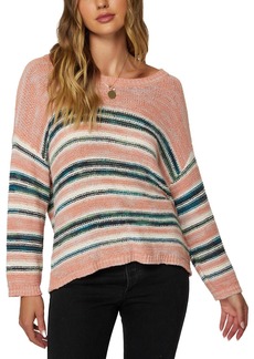 O'Neill Salty Stripe Womens Striped Open Stitch Pullover Sweater