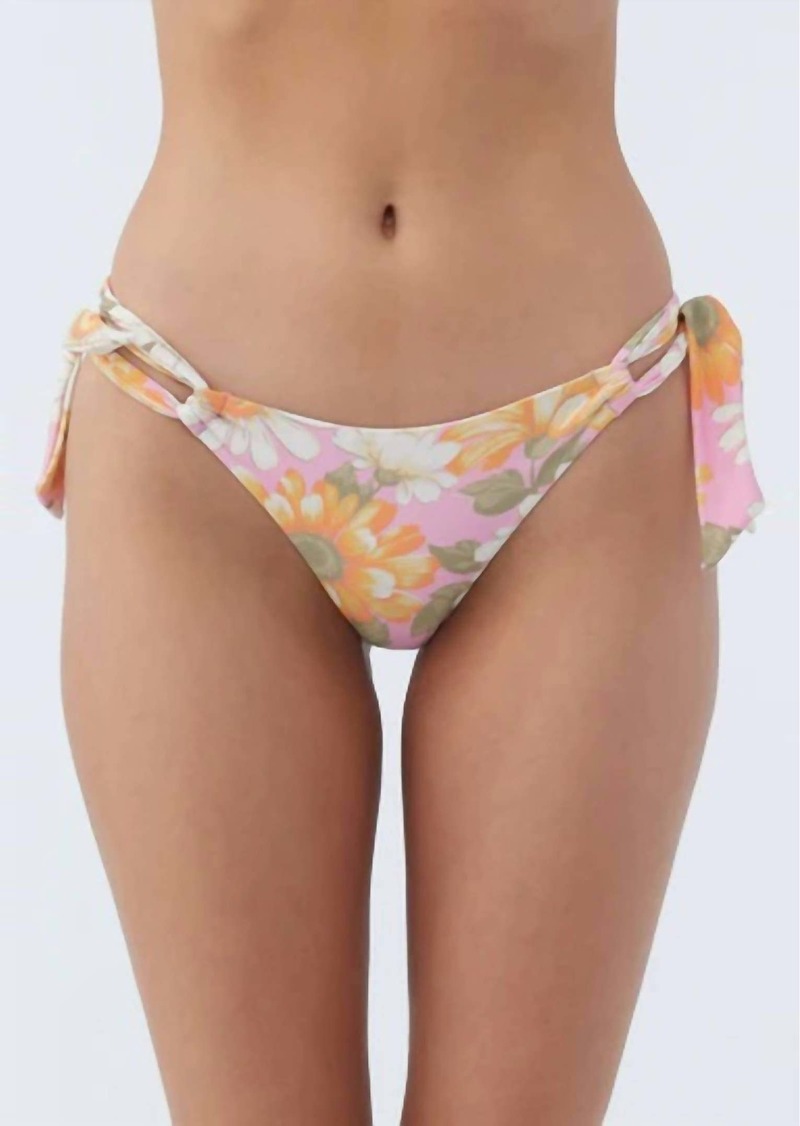 O'Neill Sunnyside Floral Corfu Bottom In Pink