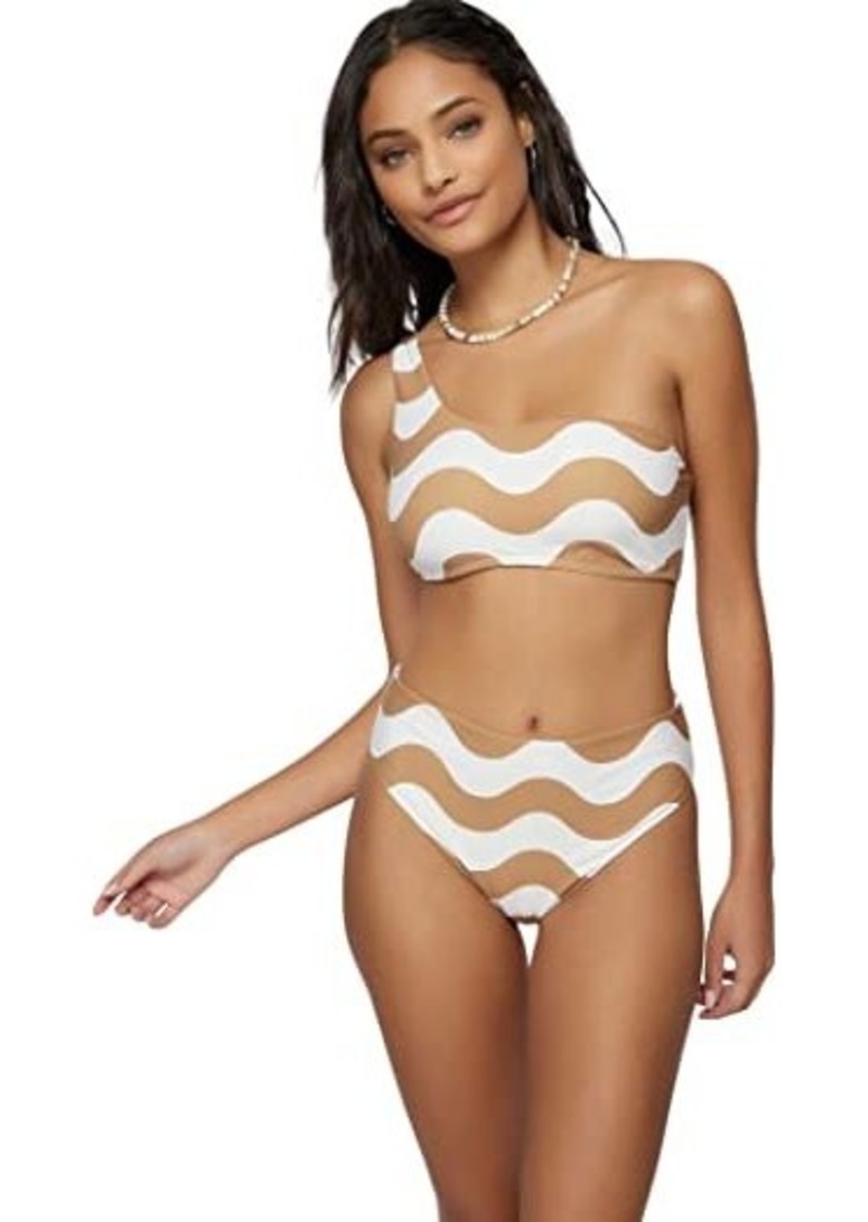 O'Neill Wavy Stripe One Shoulder Top