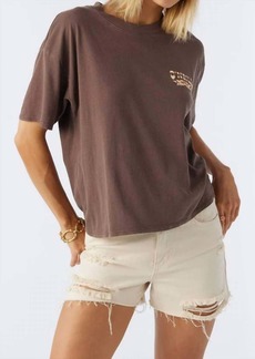 O'Neill Way Back Tee In Brown