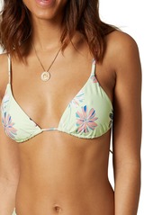 O'Neill Cayo Brook Floral Bikini Top in Mint Brook Floral at Nordstrom
