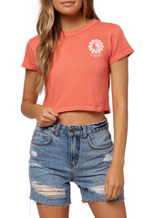 O'Neill Fun House Crop Graphic Tee in Watermelon at Nordstrom