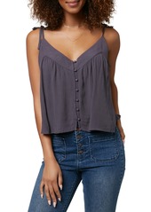 O'Neill May Woven Camisole in Charcoal at Nordstrom