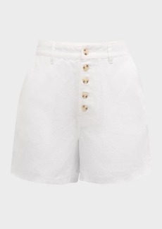 Onia Air Linen Boyfriend Shorts