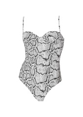 Onia Belle Python One-Piece Swimsuit