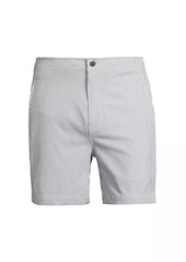 Onia Calder Seersucker Flat Front Shorts