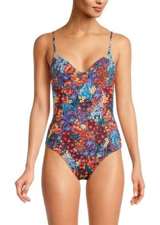 Onia Chelsea Floral One Piece Swimsuit