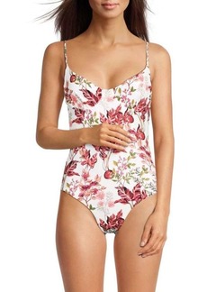 Onia Chelsea Floral One Piece Swimsuit