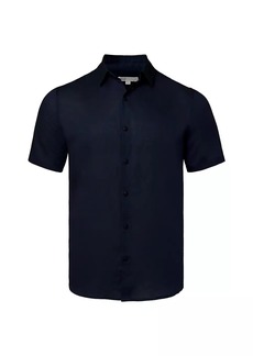 Onia Jack Air Linen Short-Sleeve Shirt