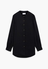 Onia - Air linen-blend shirt - Black - XS