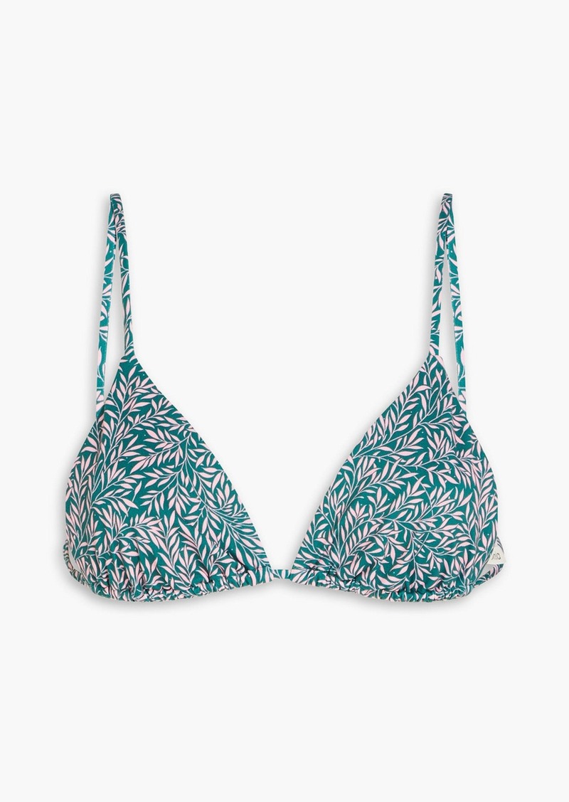 Onia - Alexa Liberty-print triangle bikini top - Green - XS