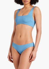 Onia - Amber striped bikini top - Blue - M