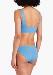 Onia - Amber striped bikini top - Blue - M