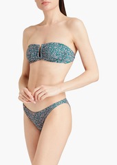 Onia - Ashley printed low-rise bikini briefs - Blue - XS