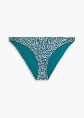 Onia - Ashley printed low-rise bikini briefs - Blue - S