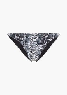 Onia - Ashley snake-print low-rise bikini briefs - Animal print - XS