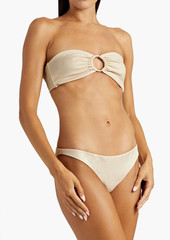 Onia - Ashley stretch-jacquard low-rise bikini briefs - Neutral - XS