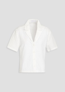 Onia - Broderie anglaise cotton shirt - White - L
