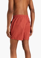 Onia - Calder 6E mid-length cotton-blend swim shorts - Red - XL