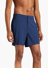 Onia - Calder 6E mid-length striped seersucker swim shorts - Blue - S