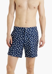 Onia - Calder mid-length floral-print swim shorts - Blue - M