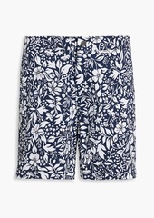 Onia - Calder mid-length floral-print swim shorts - Blue - XXL