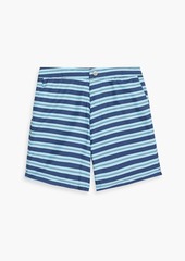 Onia - Calder mid-length striped swim shorts - Blue - L