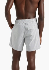 Onia - Calder short-length striped swim shorts - Gray - S