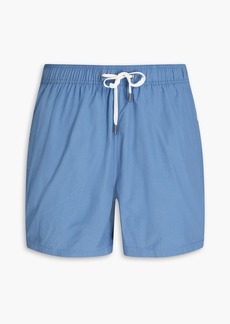 Onia - Charles mid-length cotton-blend swim shorts - Blue - S
