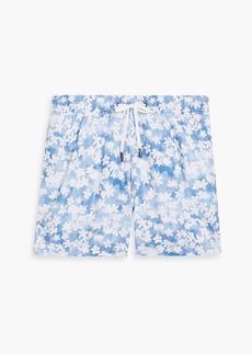Onia - Charles mid-length printed swim shorts - Blue - L