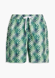 Onia - Charles mid-length printed swim shorts - Green - S