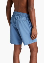 Onia - Charles mid-length striped seersucker swim shorts - Blue - S
