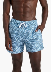 Onia - Charles short-length floral-print swim shorts - Blue - XXL